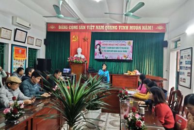 SINH HOẠT NỮ CÔNG DỊP 8/3/2024